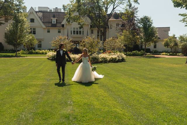Bride and Groom at Entrance