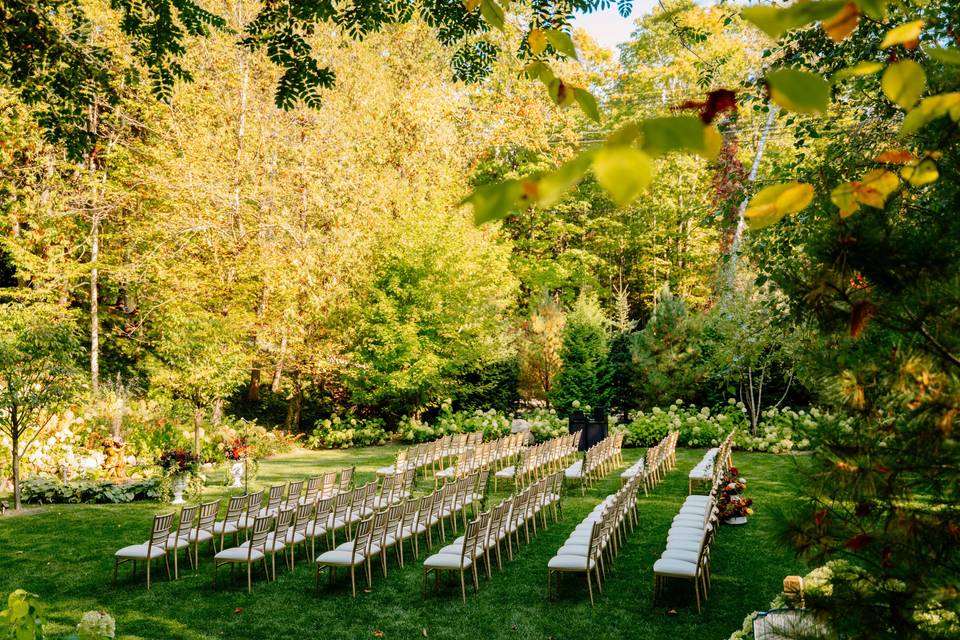 Fall Wedding in The Grotto