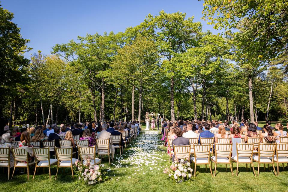 North Lawn Ceremony