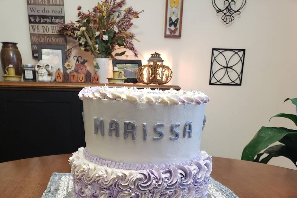 Engagement cake