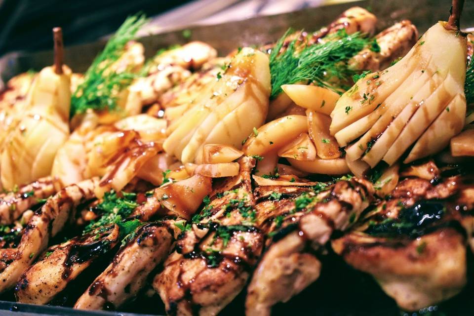 Balsamic and pear chicken
