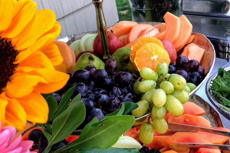 Tiered fruit display