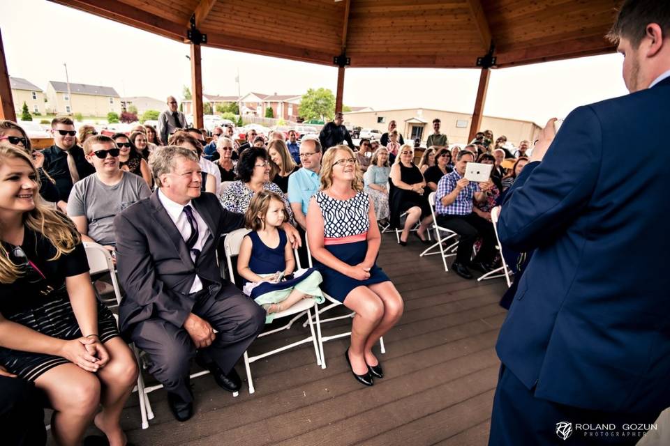 Indoor ceremony space