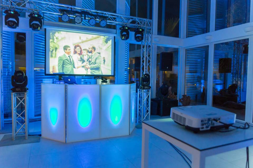 Party Hotel Reception Dj booth