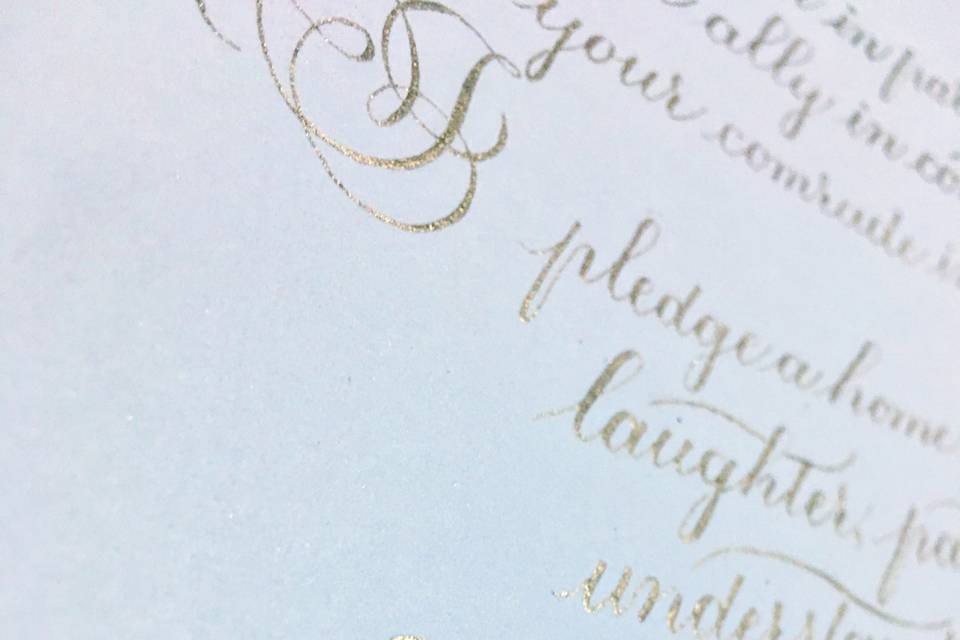 Bon Corbeau Calligraphy