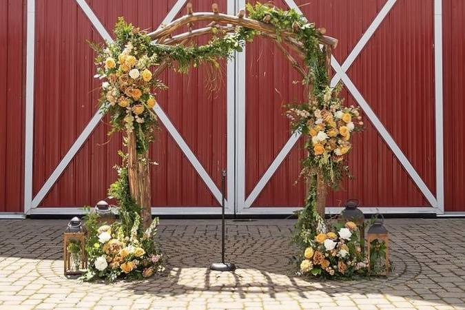 Rustic Wedding Arch