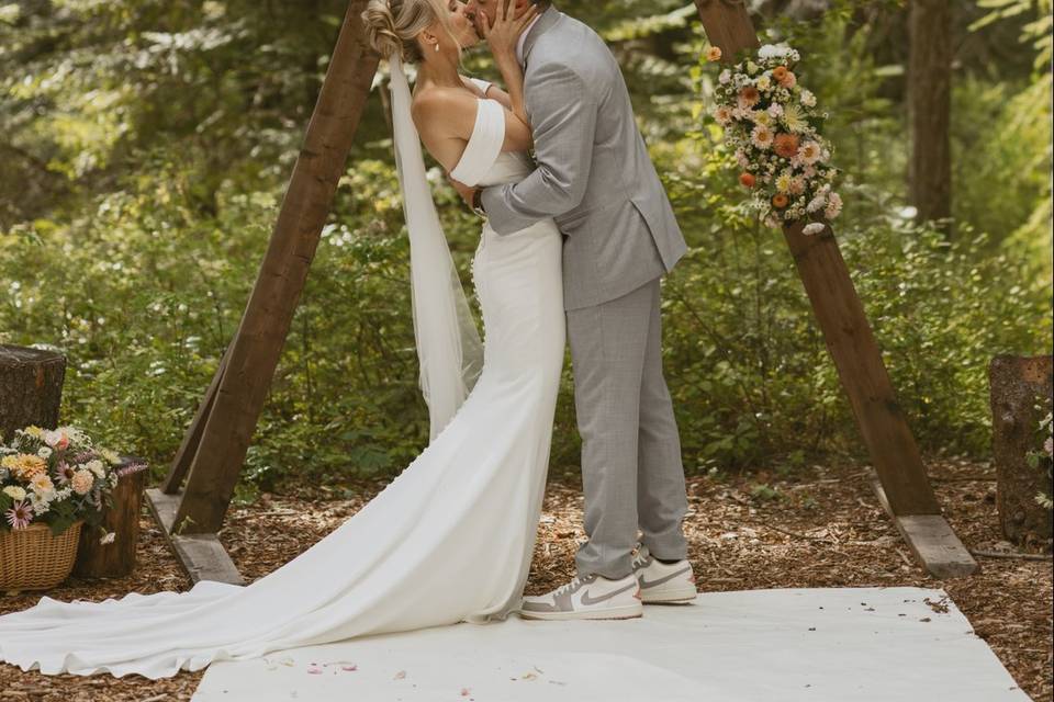 You may now kiss the bride