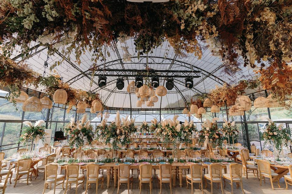 Greenhouse wedding