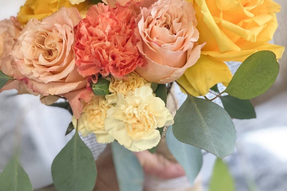 Hand-tied bouquet