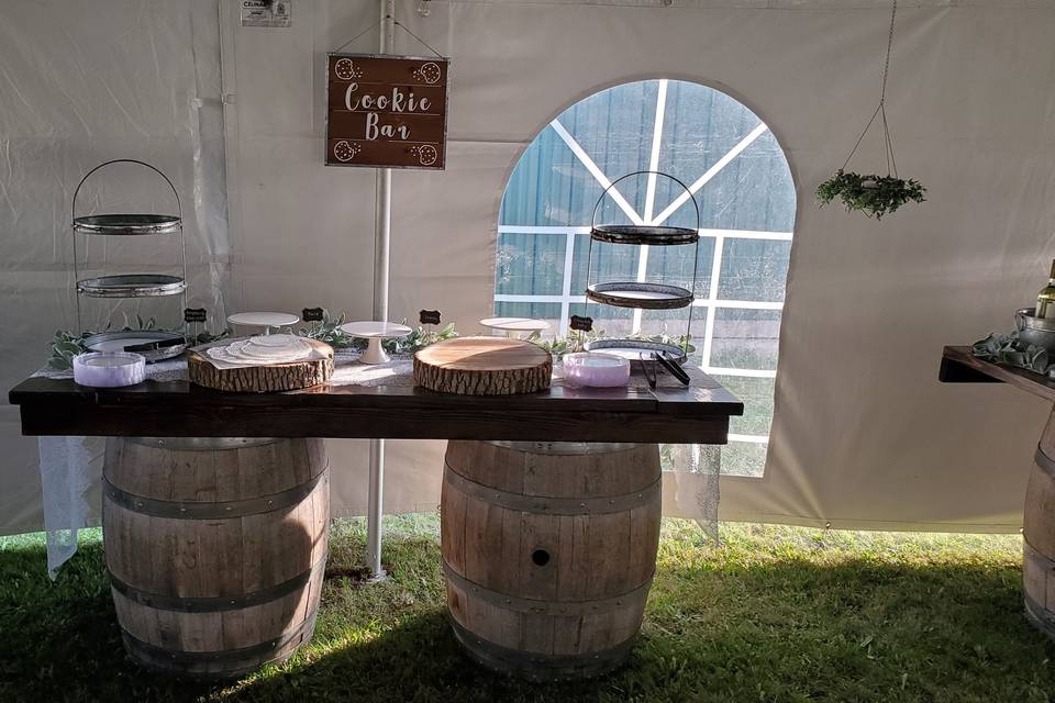 Wine Barrel Table