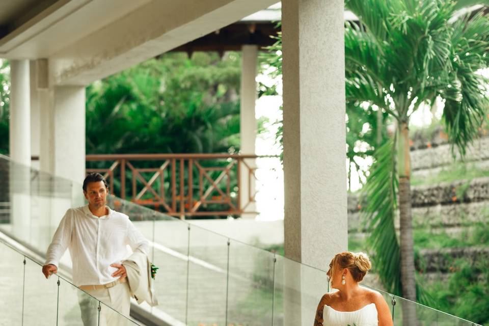 Royalton wedding with couple