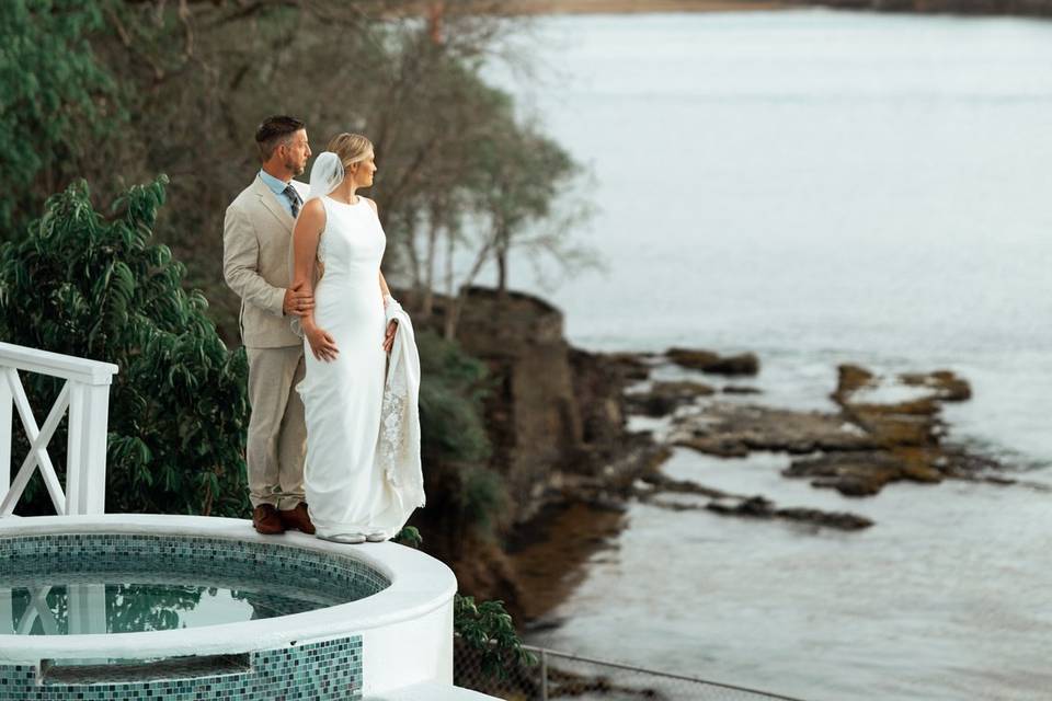 Couple Looking Out