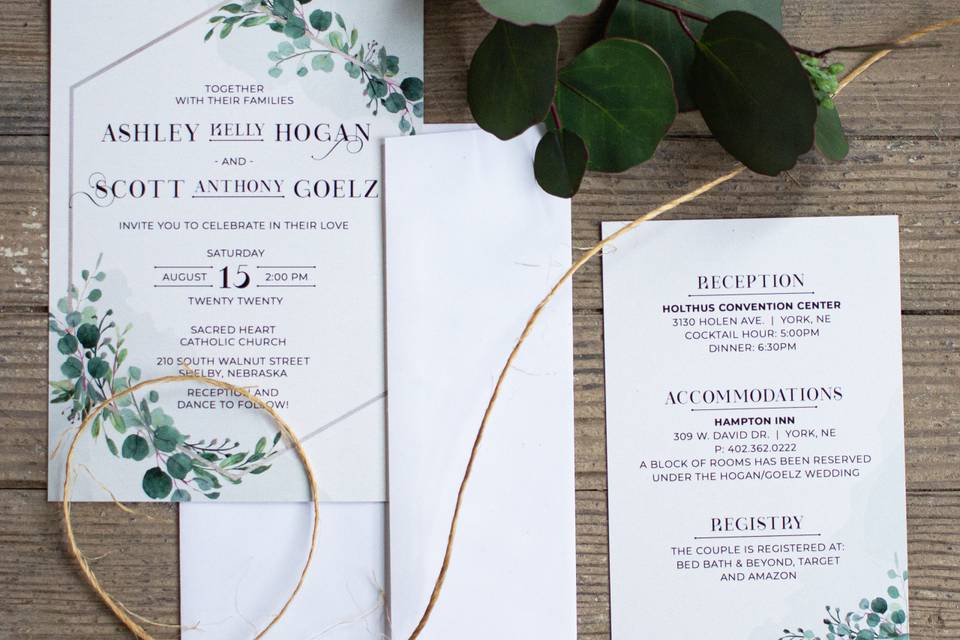 Fowler Design Co. Invitations