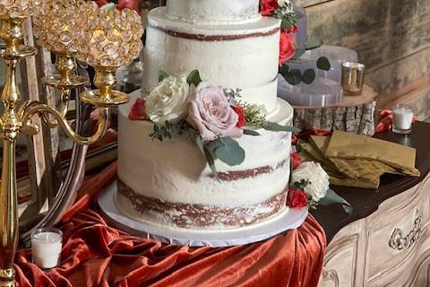 Rustic Elegance Wedding Cake