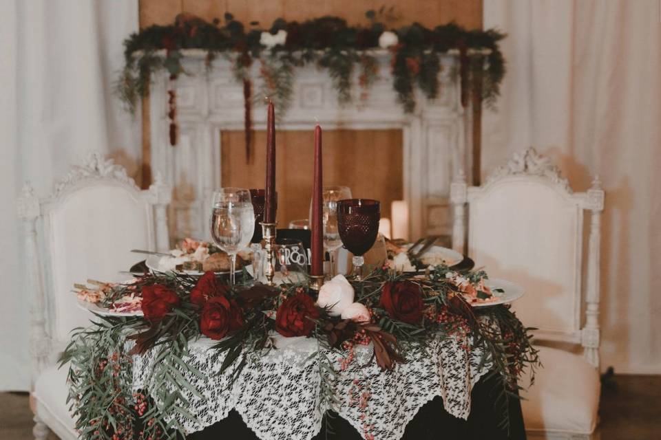 Sweetheart table