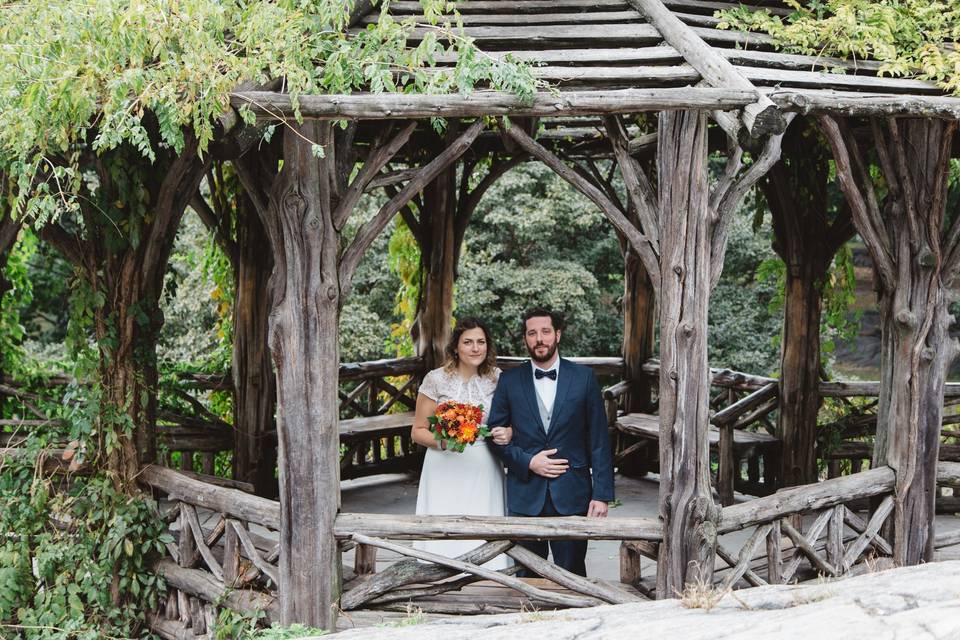 Elopement in central park, nyc