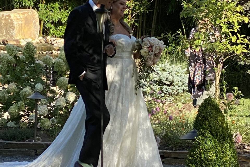 Down the aisle