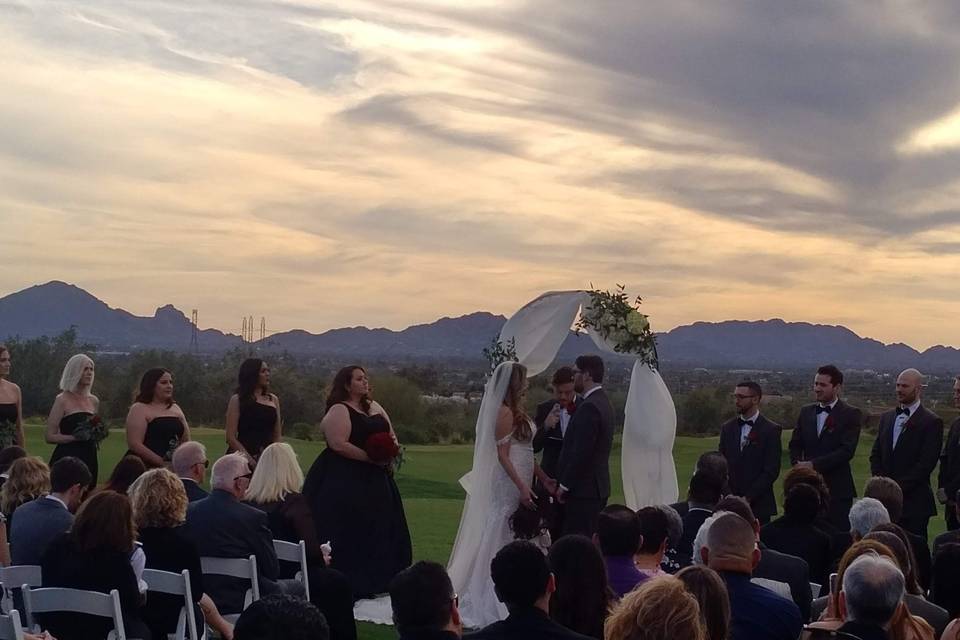 Ceremony Sunset Views