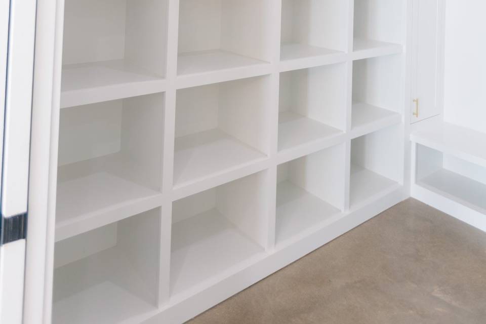 Cubbies for bridesmaids