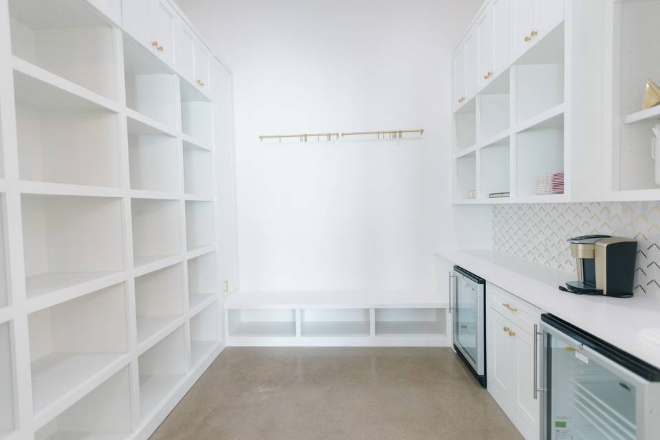 Bridal suite area