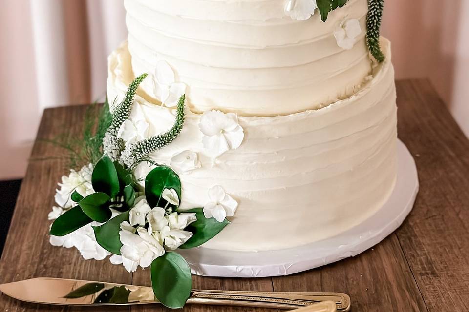 Lemon Blueberry Wedding Cake