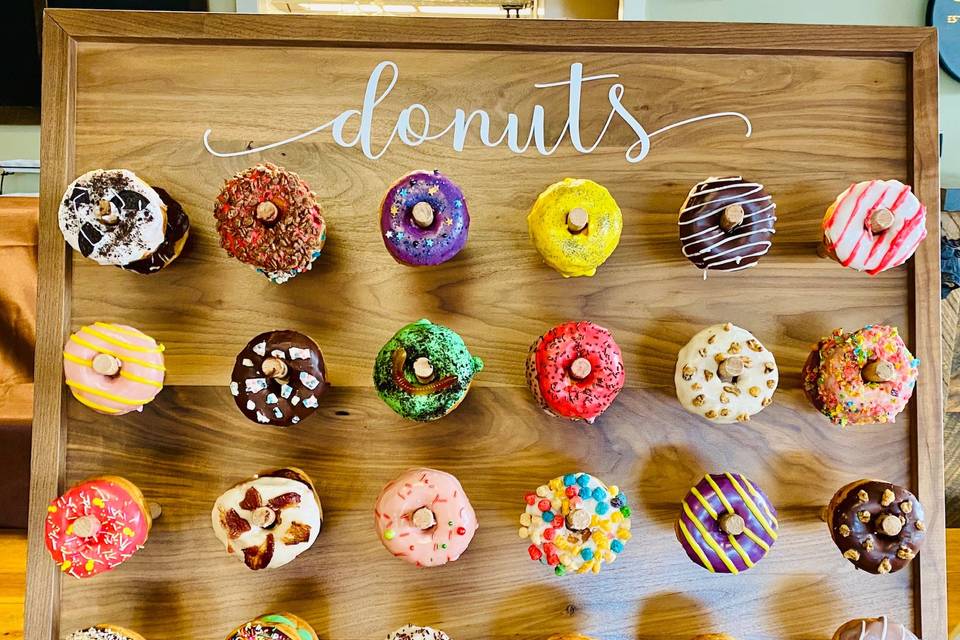 Gourmet Donut Wall