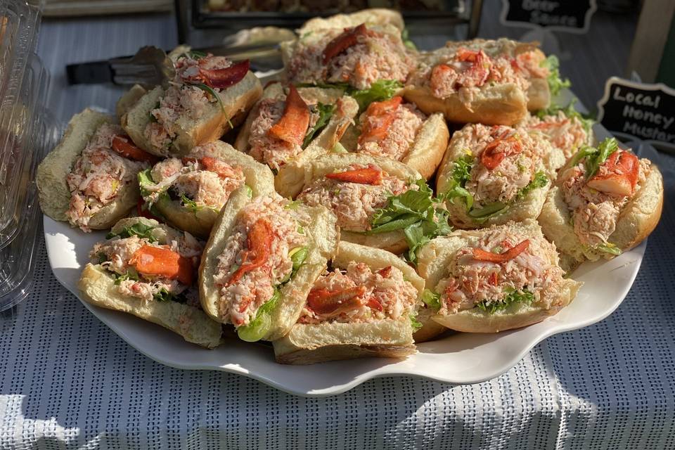 Lobster Roll Finger Sandwiches