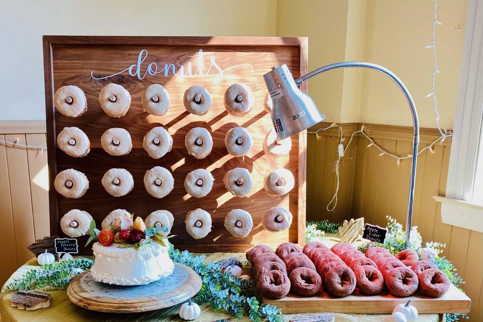 Donut Wall + Apple Cider Donut