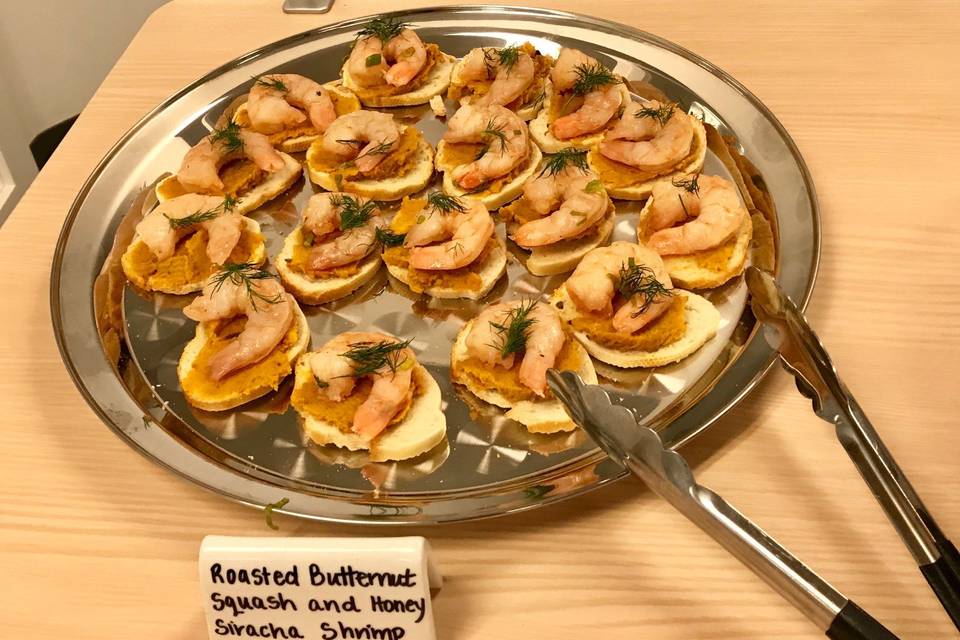 Autumn Shrimp Appetizer