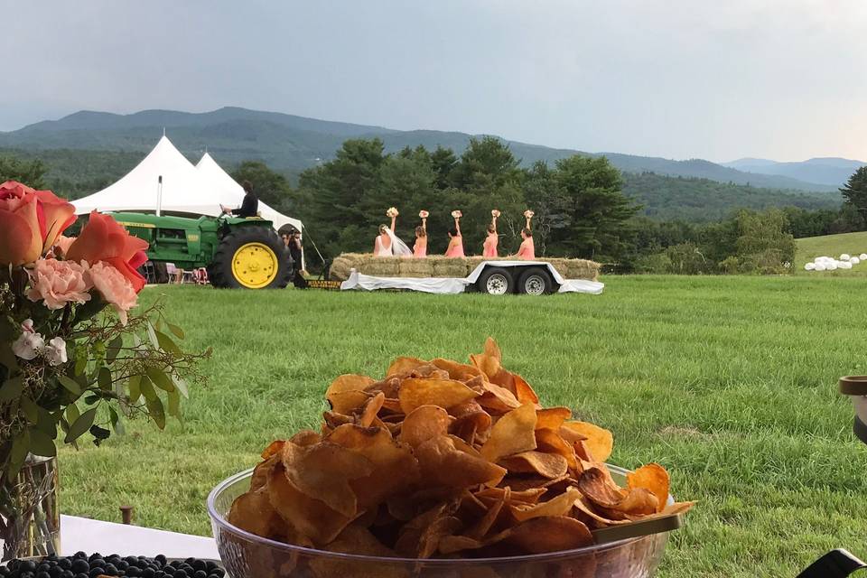 Chips and tractor