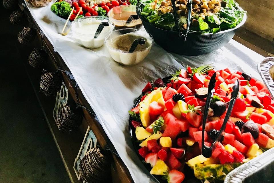 Rehearsal Dinner Salad Bar