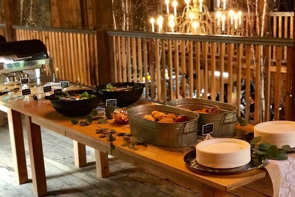 Rustic Buffet