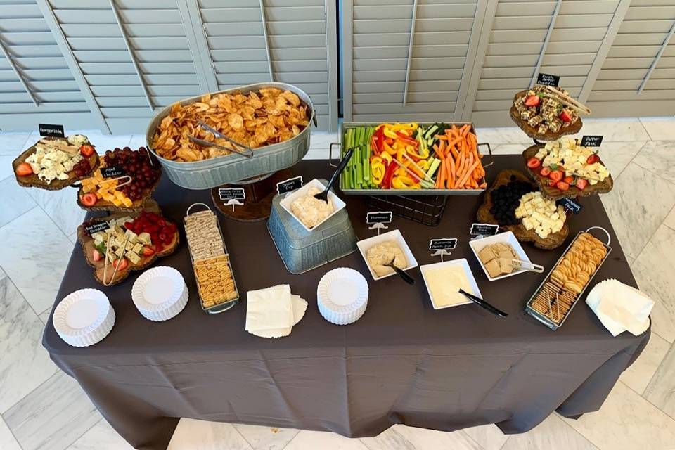 Grazing Table from Above