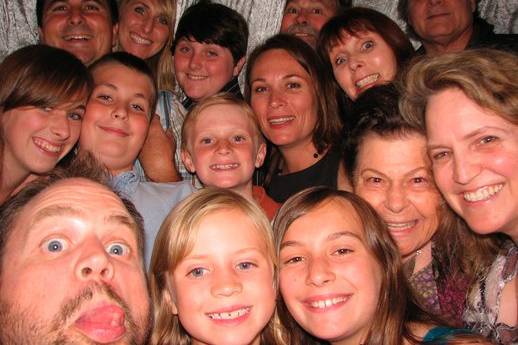 15 in a photo booth...WOW! Try getting that many in a picture in a hard-bodied photo booth.