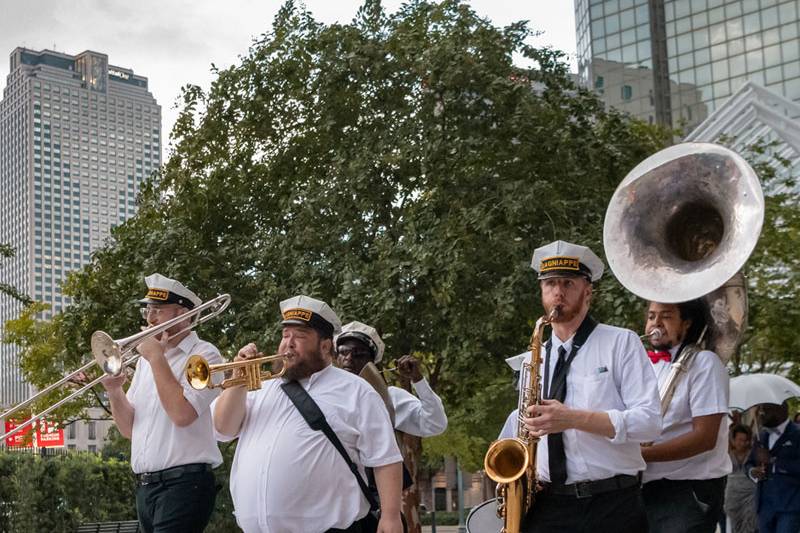 Wedding second line