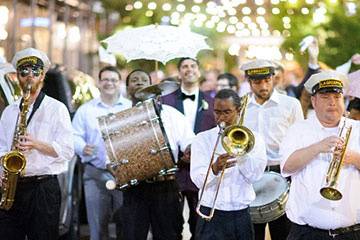 Performing in the street