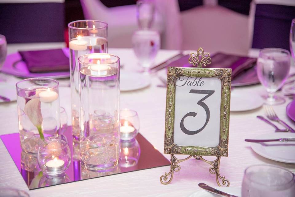 Clearwater ballroom - wedding reception photo credit: ccs photography linens: kate ryan linens