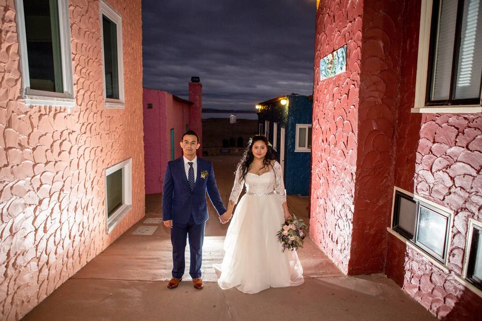 Intimate Ceremony at the Shadowbrook, Capitola.