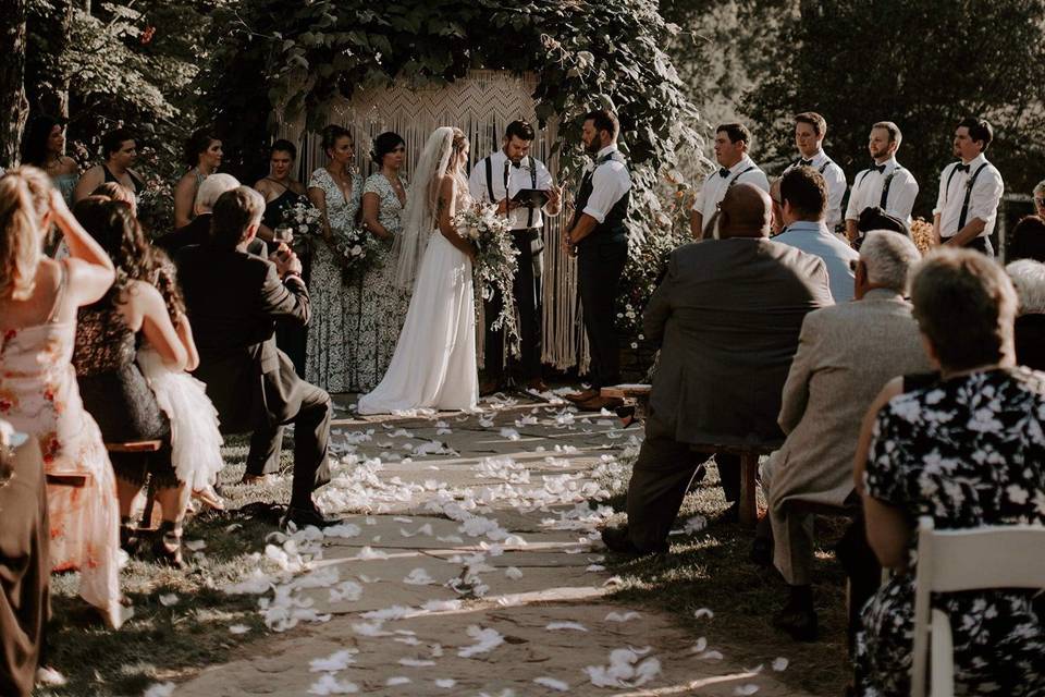 Grape Arbor Ceremony