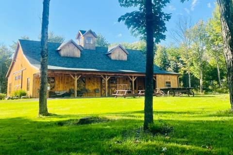 Back View of Barn