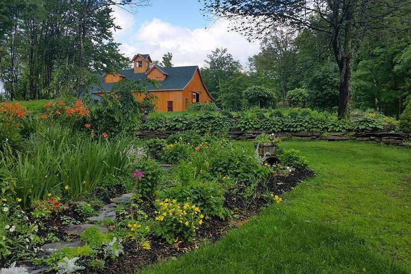 Lower gardens looking up