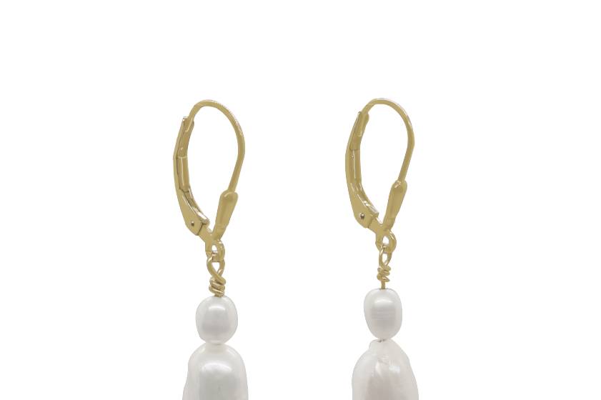 Perla Leverback Earrings