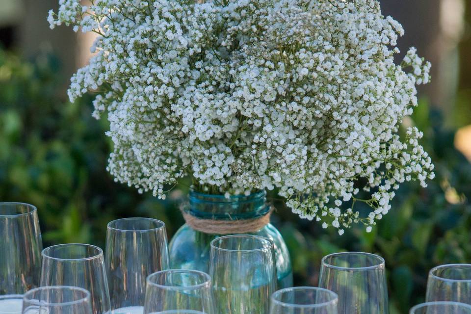 Wedding wine glasses