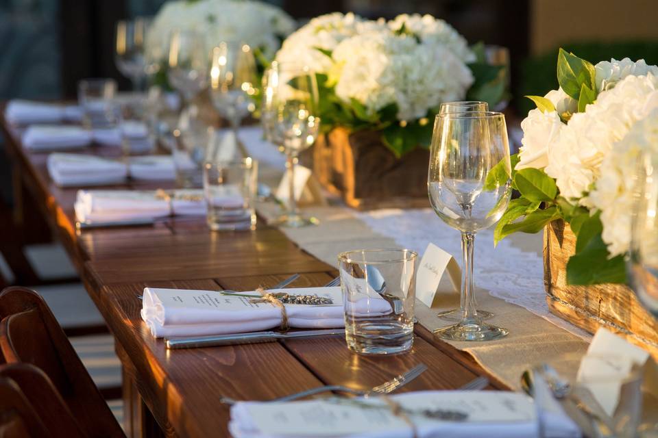 Long table setup