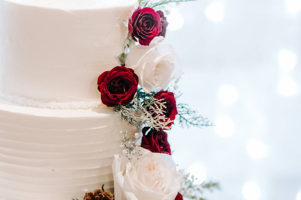 Winter Wedding Cake