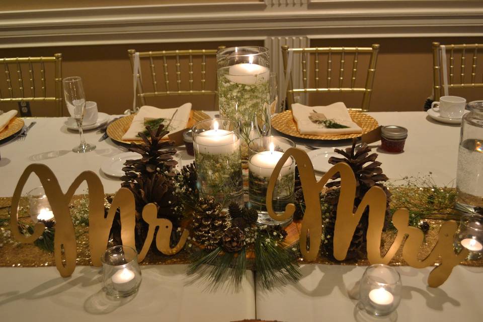 Rustic Bridal Table