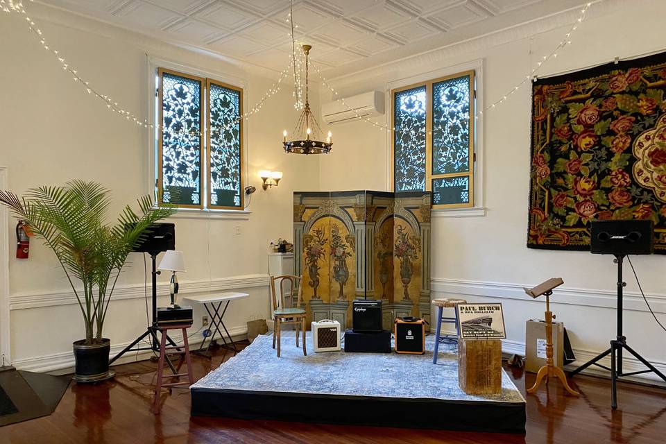 Ball room stage set up