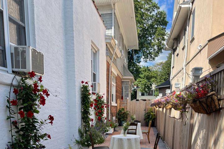 Outdoor courtyard