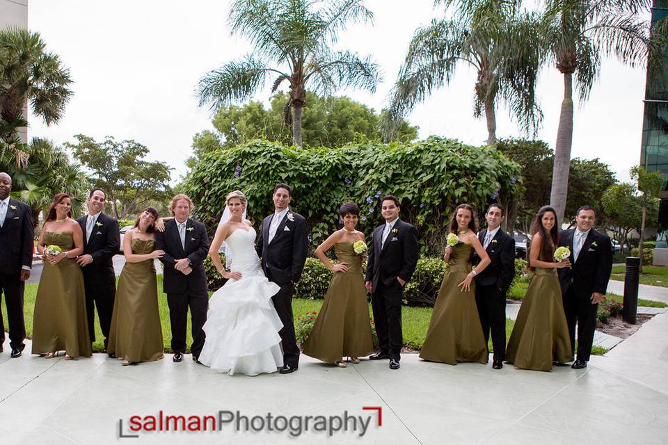 Bridal attendants