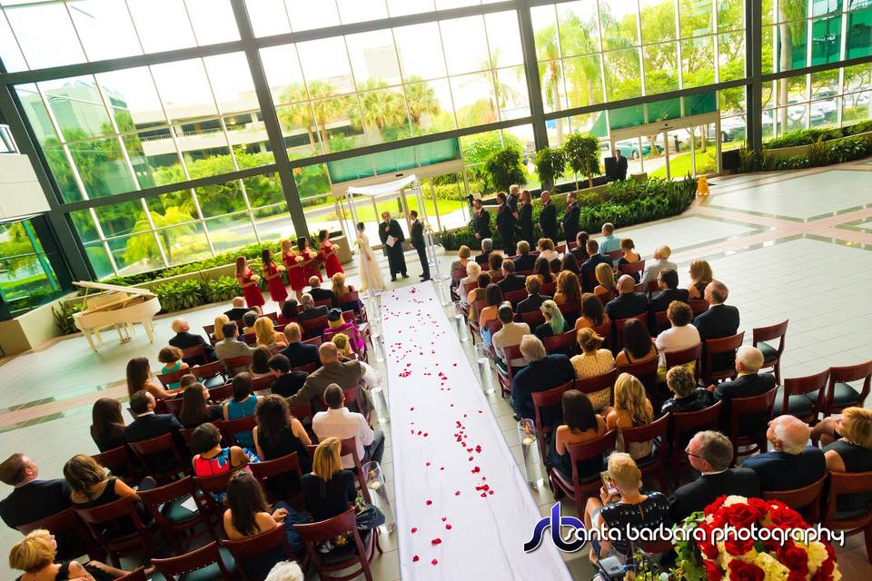 Pavilion Grille Lobby Ceremony